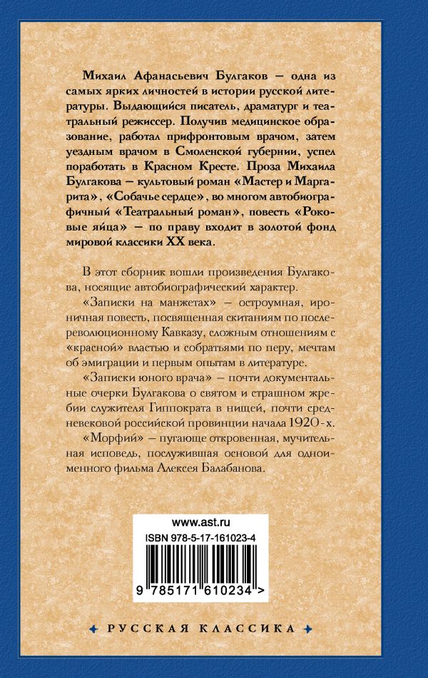 Морфий. Записки юного врача. Записки на манжетах