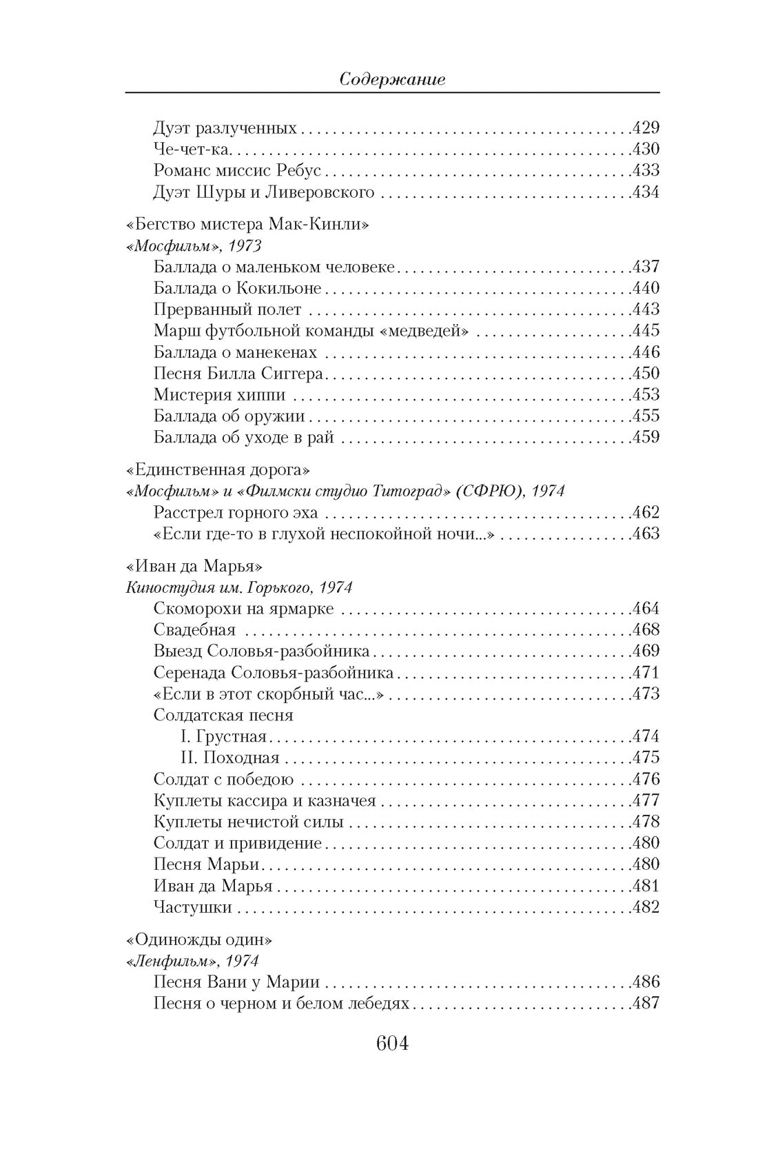 Владимир Высоцкий. Малое собрание сочинений